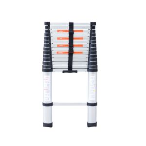 Retractable 14 Step 4.1m Aluminum Telescoping Ladder