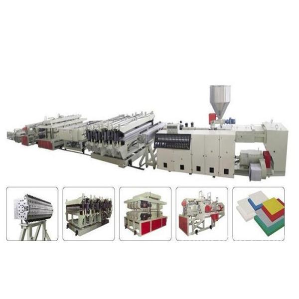 WPC Board Making Machine WPC Board Production Line , WPC Plastic Board Extrusion