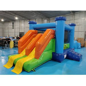 China Hot Sale Inflatable Bounce House With Slide Combo Inflatable Bouncy Castle With Dry Slide For Kids on sale China Hot Sale Inflatable Bounce House With Slide Combo Inflatable Bouncy Castle With Dry Slide For Kids on sale