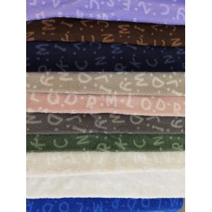 Sherpa Printed FAUX FUR Static-free Handfeeling soft For coat dress and Blanket