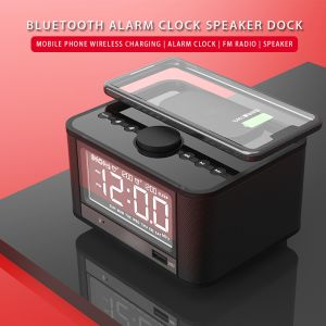 Bluetooth 4.2 Speaker 10M 5W FM Radio Alarm Clock