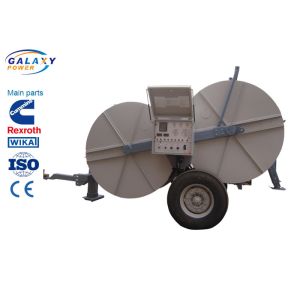 173hp Transmission Line Stringing Tools , Manual Brake Hydraulic Cable Puller