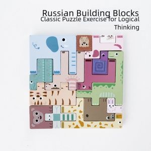 2025 New Animal Block Puzzle 3d Block Puzzle Educational Toy for Kids
