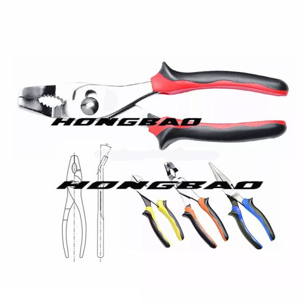 Bent Angle Nose Slip Joint Pliers Multigrip Multiple 8" In Limited Confined