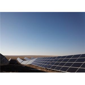 1.4KN/M2 Ground Mount Solar Racking Systems , Framed Solar Power Energy System