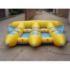 China Hot Air Welded Inflatable Flying Fish Boat for 6 Passengers on sale