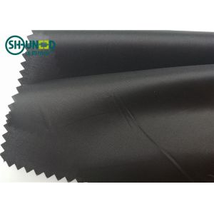 210T Knitted Taffeta Fabric Woven Interlining 100% Polyester For Garment
