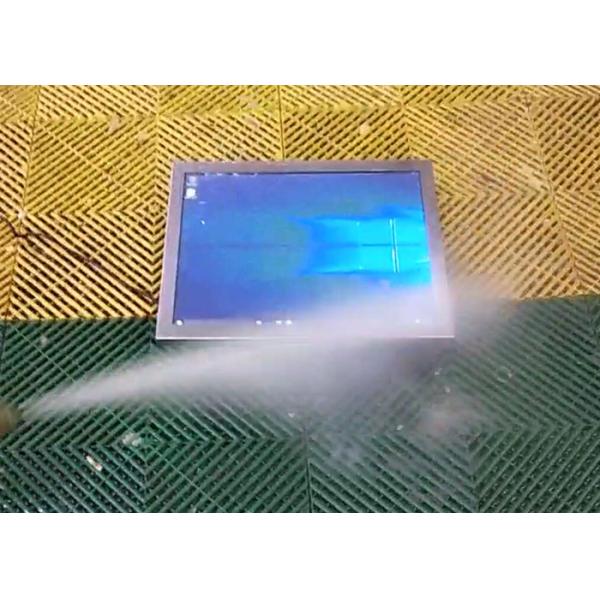 IP67 Waterproof Stainless Steel Panel PC All In One Fanless Touch Screeen DC 12V