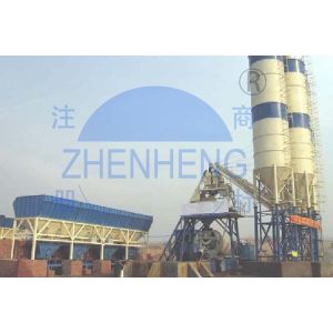 30 % - 40 % High Efficiency Concrete Batch Mix Plant Hzs75 Model Easy To Operate
