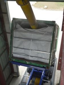 Cheap WPP 20ft Dry Bulk Container Liner Bag with zipper closure / closure Gravity loading for sale