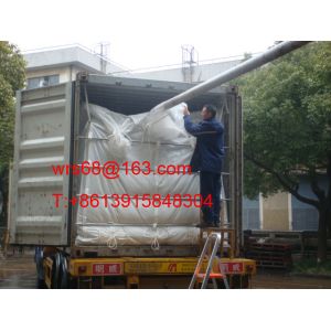White Bulk Containers Liner Bag PP Woven Fabric for 20 ft / 40 ft / 40HQ