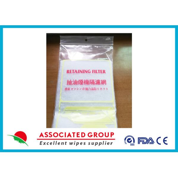 Quality High Absorbability Non Woven Needle Punched Fabric Cooker Hood Retaining Filter Cotton wholesale