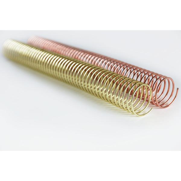 Quality Gold Plated 50mm 4:1 12" Coil Binding Service For Book Binding wholesale
