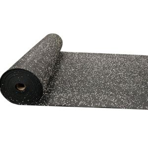 EPDM Rubber Gym Roll Shock Absorbing Noise Reduction 12mm