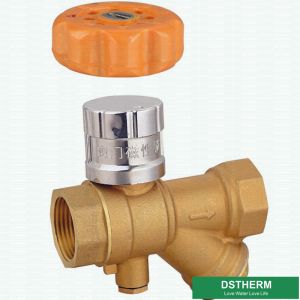 Cheap HVAC System PN25 Thread Lockable Brass Radiator Valve for sale