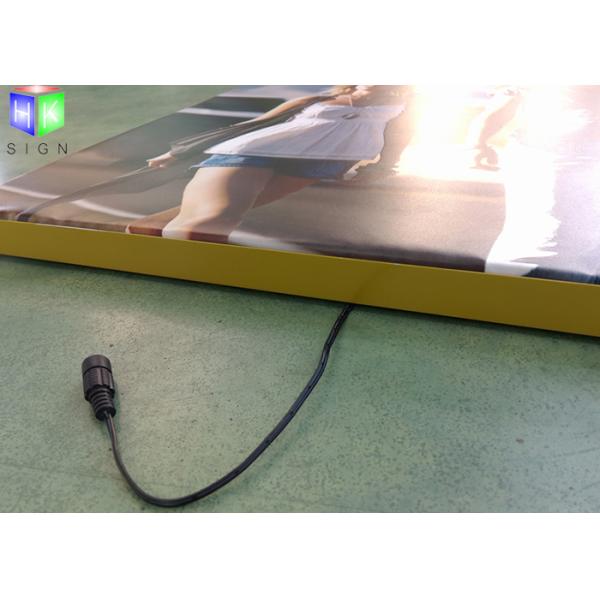 Frameless Textile Aluminum LED Light Box Advertising Display For Picture Frame Sign