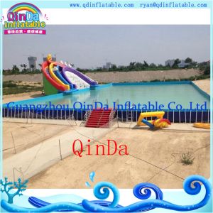 GZ QinDa Inflatable Giant Water Slide for Amusement Park Aqua Park Water Slide