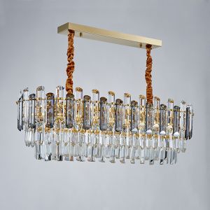 Creative Led Chandelier For Live Room Luxury Crystal Lamp gold light fixtures(WH