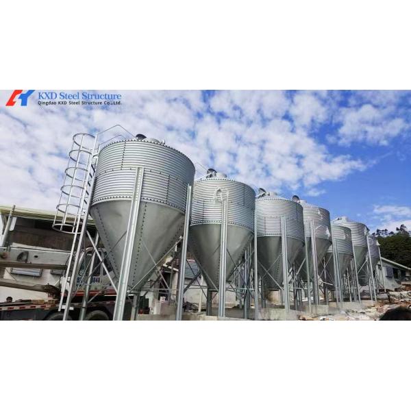 KXD Automatic Steel Structure Poultry Shed Equipment For Broilers / Layers