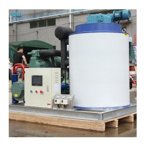 5000kg Ice Storage Flake Ice Making Machine for Food Processing Industry