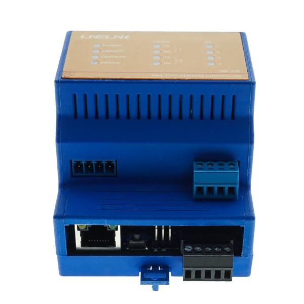 Quality IPv6 Protocol Dimmer Switch Module 24VDC Din Rail Automation Processor Blue Color wholesale