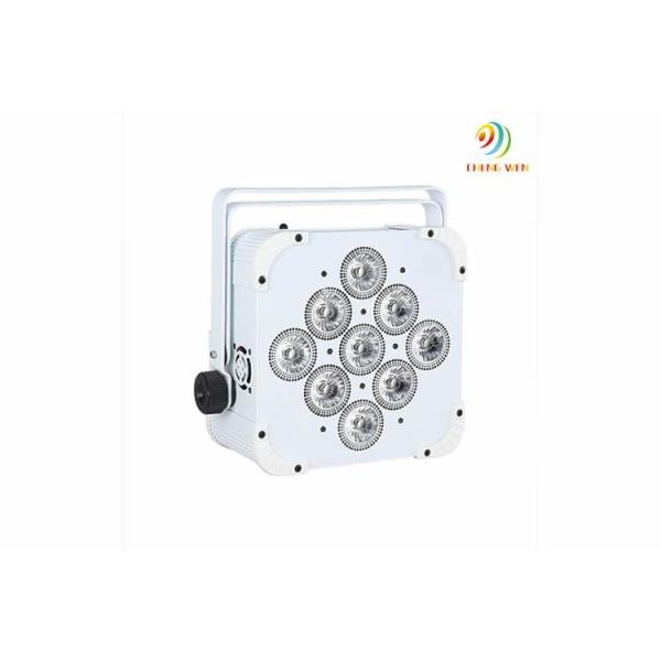 Durable Dmx Par Light , Battery Operated Wireless Led Portable Uplight Can Spot