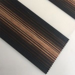 Functional Bathroom Window Coverings Durable Zebra Blind Fabric with Heat