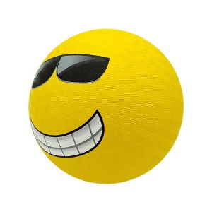 Nonslip Smiley Face Rubber Bounce Ball Multifunctional Reusable