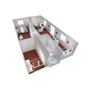 Steel Frame Foldable Living Expandable Container House