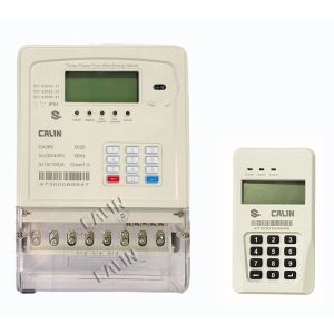 LCD Display Keypad Electricity Meter With Data Storage
