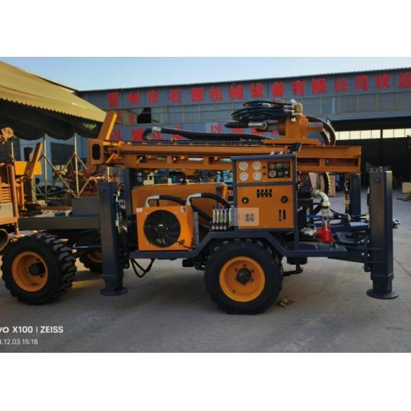 Quality Self Propelled / Cargo Trailer Mounted Water Well Drilling Rig With Large Power Head wholesale