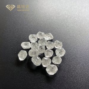 5mm To 8mm 1.5 Carat VS SI HPHT Rough Diamond 2 Carat White Diamond