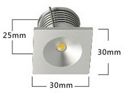 3Watt 950Lm Dimmable LED SpotLights , Beam Angle 90 degree TUV - CE Certificate