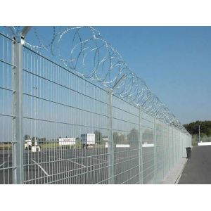 Iron Galvanized Razor Barbed Wire 10M For Warehouses