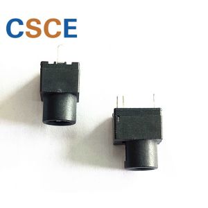 PAA UL94V-0 DC Power Jack Connector Balck Plastic Height 10.5mm