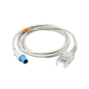 TPU SpO2 Adapter Cable CE Certification And Gray Reusable Sensor spo2 extension