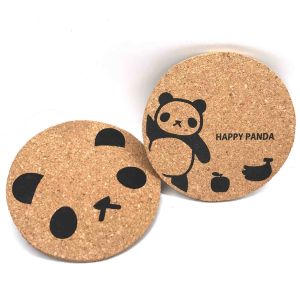 Multiuse Cup Circle Cork Coaster For Crafts Dia 4in Thick 0.25in