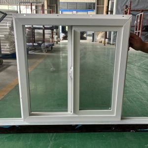 Friction Hinge UPVC Sliding Window And Door Standard Notch Design With Float