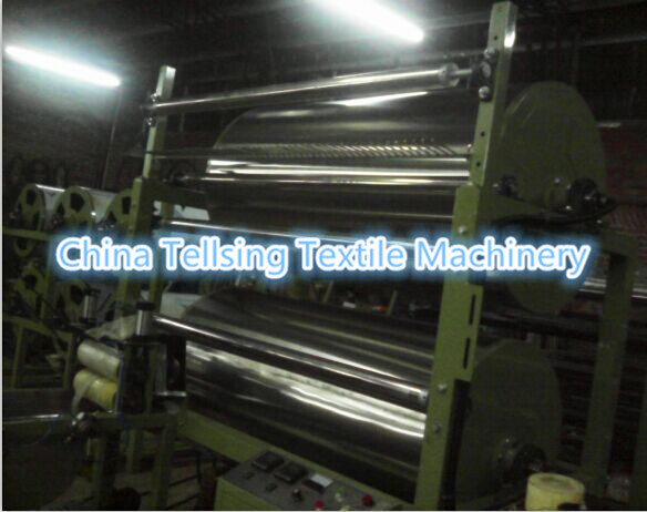 top quality 2 cylinders starching and finishing machine for zipper tape, ribbon