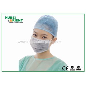 Double Elastic Earloop Flat Active Carbon Disposable Face Mask
