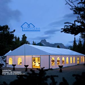 Double Layer Modern Large Event Marquees Tents Water Resistant Heavy Duty Tent