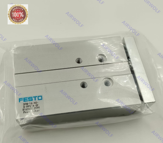 FESTO 2 Pistons Guided Pneumatic Cylinder 8118894 DFM-32-40-P-A-KF-F1A 595430