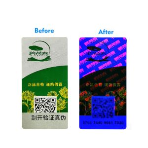Custom UV-Reactive Authentication Labels – Tamper-Proof Stickers with Hidden