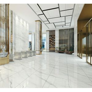 Cheap White Polished Glazed Porcelain Tile 900x1800mm Anti-Slip for sale