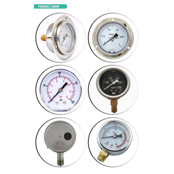 dry SS304 pressure gauge manufacture