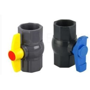 Octagonal Ball Valve with Butterfly Handle Water Connection and Socket