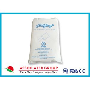 China Disposable Wash Mitts Wet Wash Glove Needle Punch For Bed Baths / Incontinence on sale