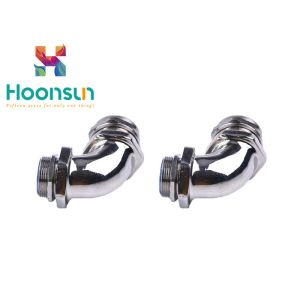 China Durable 90 Degree Hose Fitting Right Angle Tube Connector Male Threaded Brass Union on sale