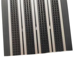 China Aluminum Extrusion Entrance Dust Mat Rolling Load 650 lbs on sale