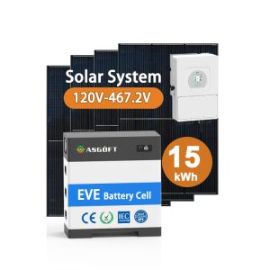 Ess 153.6v Lithium Ion Battery 100Ah 256V Stacked All In One System High Voltage